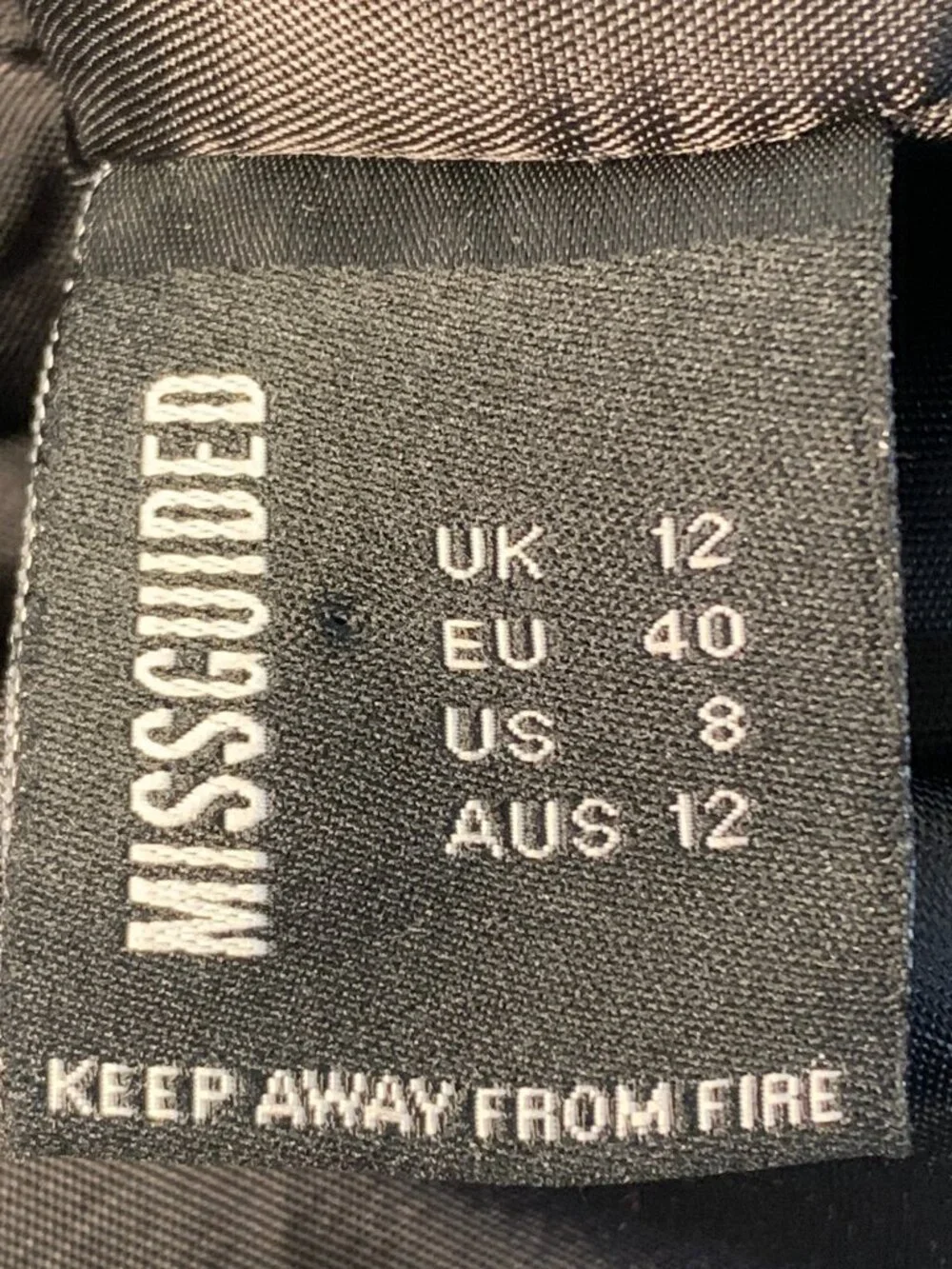 Missguided Black Double-Breasted Longline Coat With Crest Buttons Size 8 US NWT - Picture 6 of 11